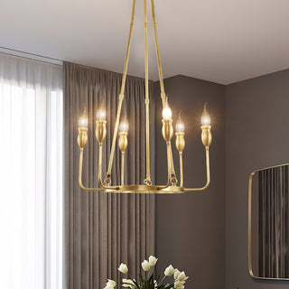 Classic ring candlestick chandelier