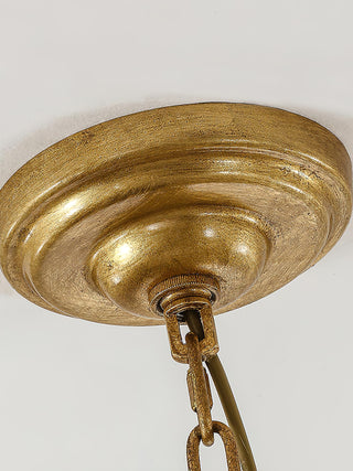 Brass Tiered Chandelier