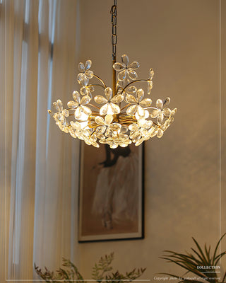 Blossom Crystal Flower Chandelier