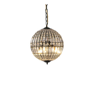 Vintage style crystal ball Pendant Light