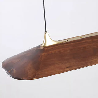 Mernoe walnut pendant lamp