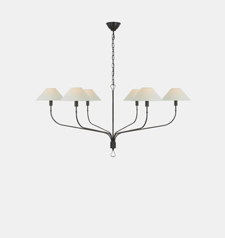 Griffin 6-head chandelier