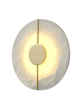 Zen Harmony Round Marble Wall Light