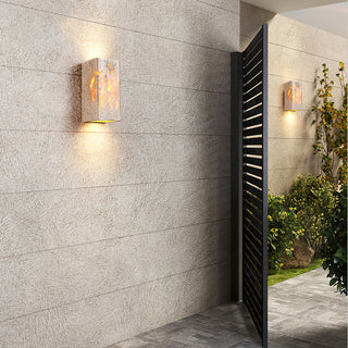 Rectangular Stone LED Wall Lamp