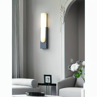 Contemporary Marble LED Wall Sconce