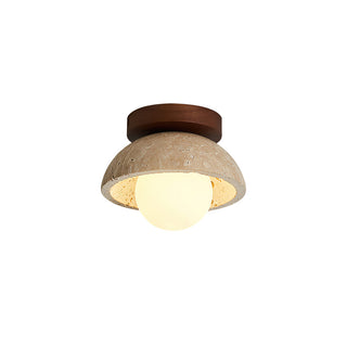 Piedra wood ceiling lamp