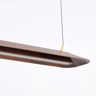 Mernoe walnut pendant lamp