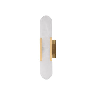 Modern Vertical Alabaster Wall Sconce