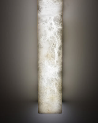 Vertical Alabaster Wall Light