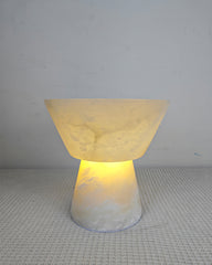 Conical Alabaster Table Lamp