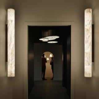 Vertical Alabaster Wall Lamp