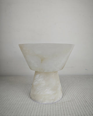 Conical Alabaster Table Lamp