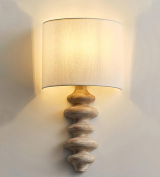 fishbone solid wood wall lamp