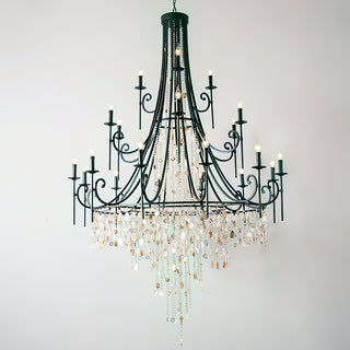 Tatum Lux American Shell Crystal Chandelier