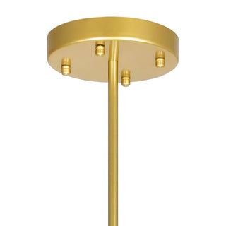 10-Globe Modern Brass Chandelier