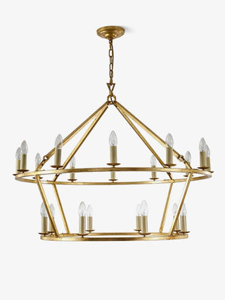 Brass Tiered Chandelier