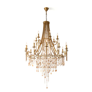 Tatum Lux American Shell Crystal Chandelier