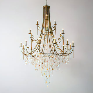 Tatum Lux American Shell Crystal Chandelier