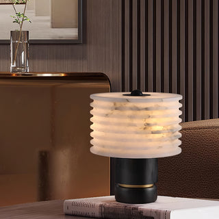 Luxury Black Alabaster Table Lamp