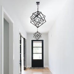 Contemporary Abstract Metal Chandelier