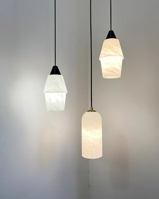 Alabaster Marble Small  Pendant Light