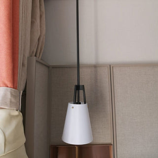 Modern Fabric Shade Corniche Pendant Lamp