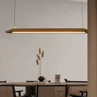 Mernoe walnut pendant lamp