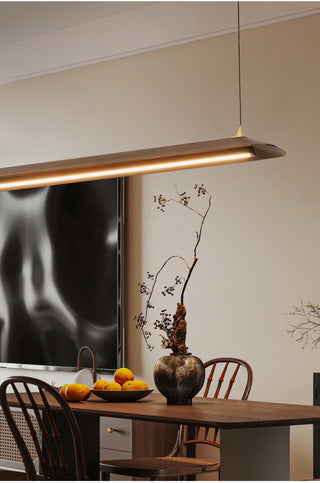 Mernoe walnut pendant lamp