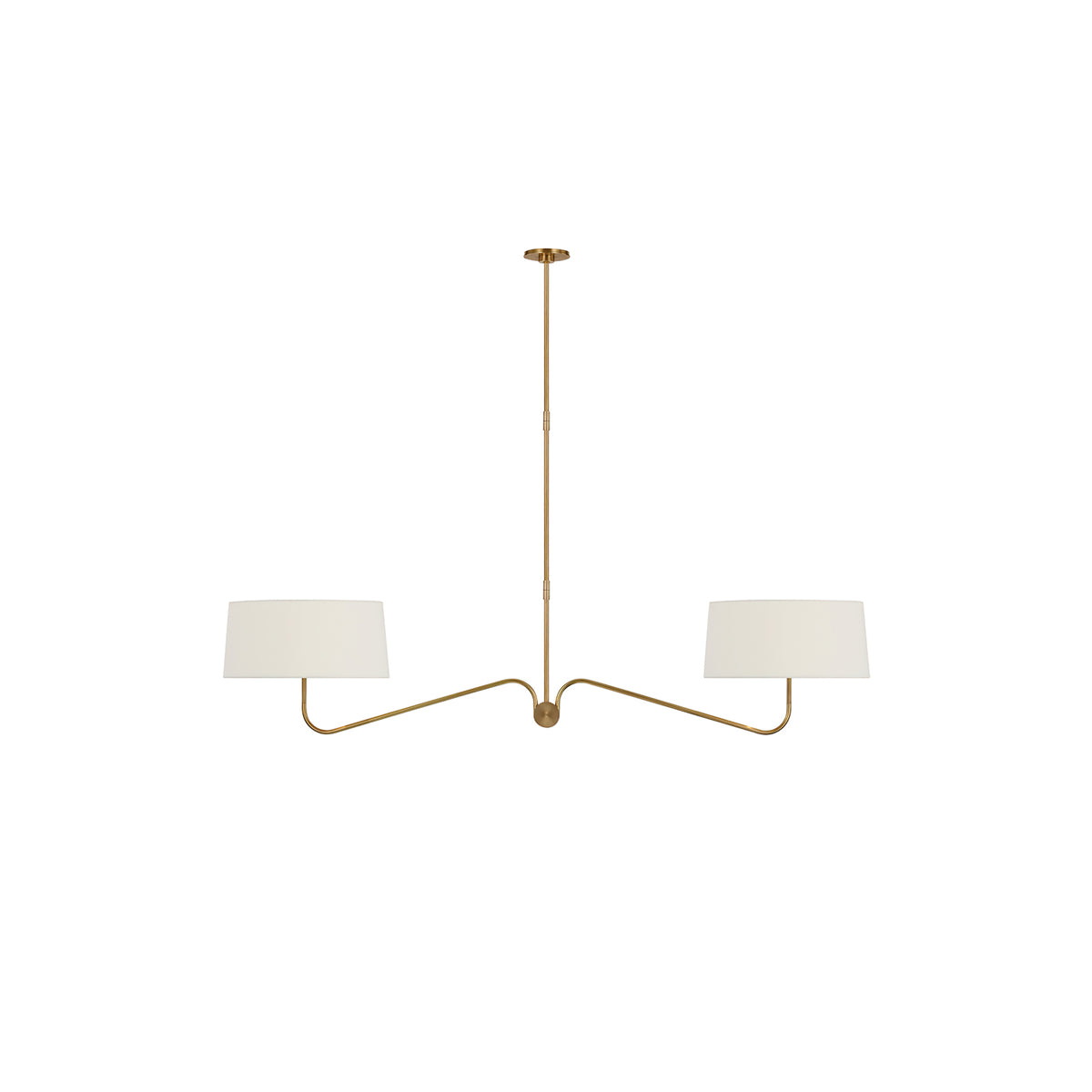 Grande Two-Arm Chandelier