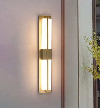 Polished Brass Lumina Outdoor Wall Lamp