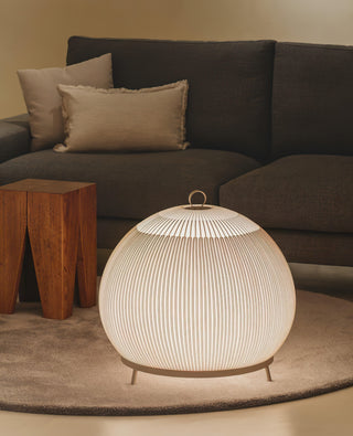 Textured Dome  Lantern Knit Table Lamp