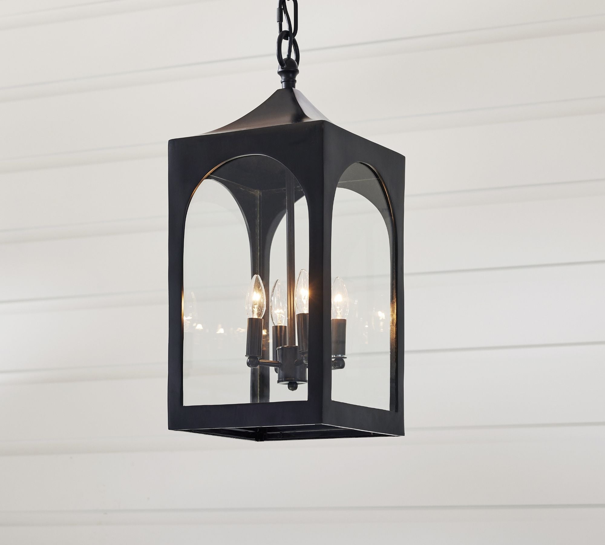 Caleb Vintage-Style Outdoor Lantern Pendant Light