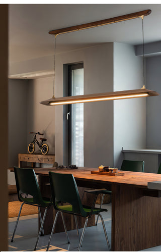 Mernoe walnut pendant lamp