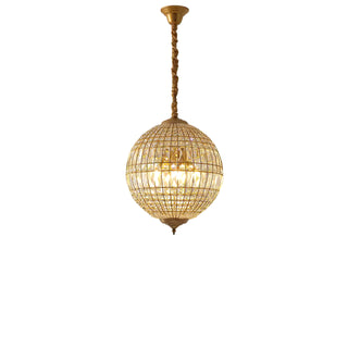 Vintage style crystal ball Pendant Light