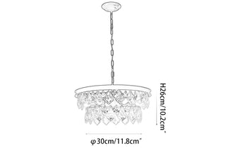 Modern luxury crystal chandelier