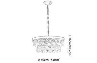 Modern luxury crystal chandelier