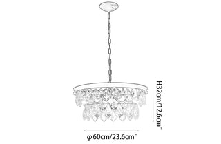 Modern luxury crystal chandelier