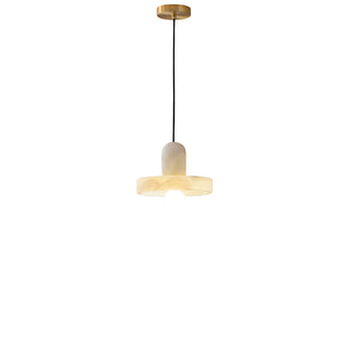 Modern White Marble Pendant Light