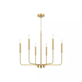 Modern Black Candlestick Chandelier