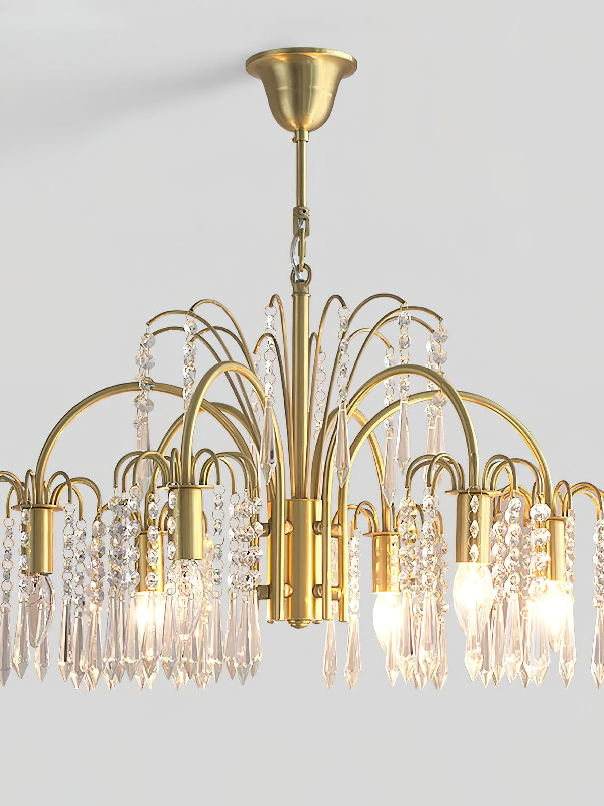 Waterfall Multi-Light Chandelier - view 4 | Liootrlamp