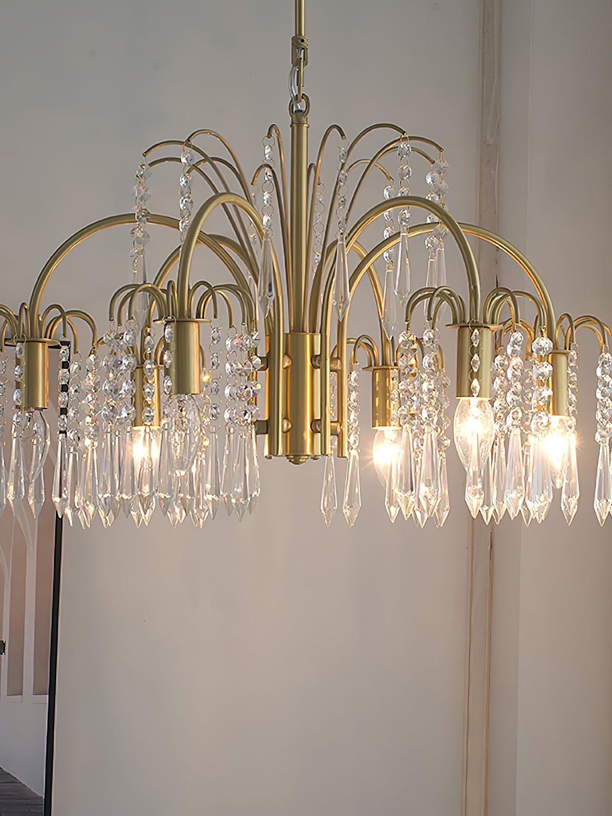 Waterfall Multi-Light Chandelier - view 6 | Liootrlamp