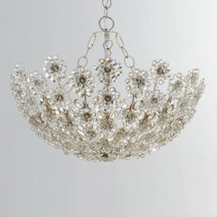 Crystal Flower Basket Chandelier
