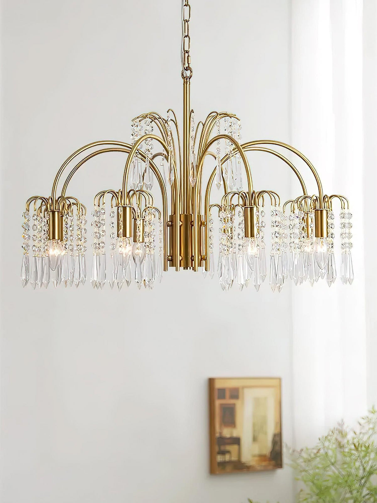 Waterfall Multi-Light Chandelier - view 9 | Liootrlamp