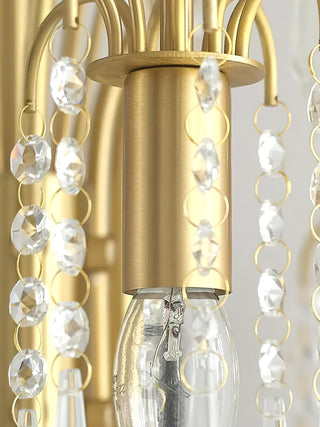 Crystal waterfall chandelier