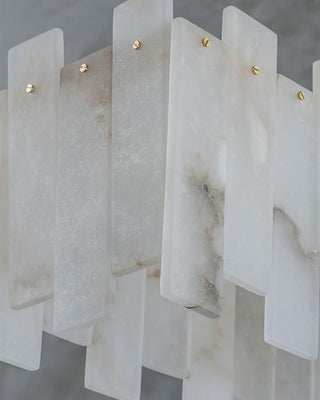 Rectangular Alabaster Pendant Light