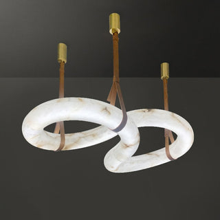 Helix Alabaster Pendant Light