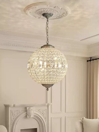 Vintage style crystal ball Pendant Light