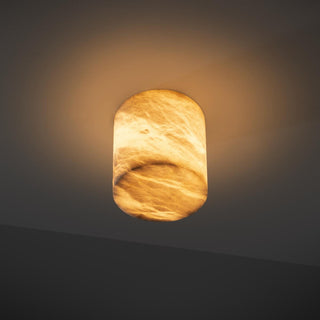 Small Alabaster Ceiling Light