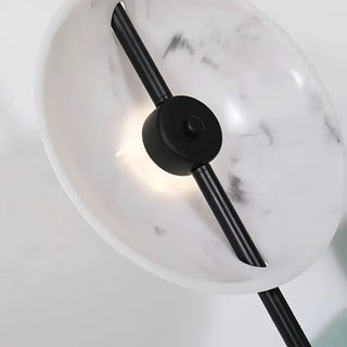 Contemporary Resin Round Marble Wall Light