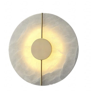 Zen Harmony Round Marble Wall Light